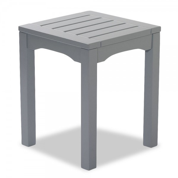 Beistelltisch Side Table "Comfort de Luxe" grau 58 x 45 cm Tisch Esche