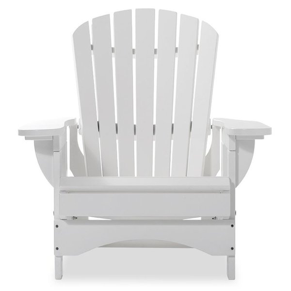 Adirondack Chair Set Comfort Recliner Luxe Weiß verstellbar Dackchair