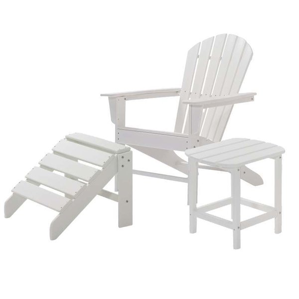Adirondack Chair All Seasons Adirondackchair recycelt m Hocker Tisch