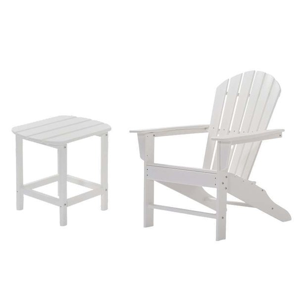 Adirondack Chair All Seasons Adirondackchair recycelt mit Tisch