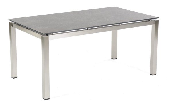 SP Gartentisch Base 160 x 90 cm Tisch Edelstahl HPL