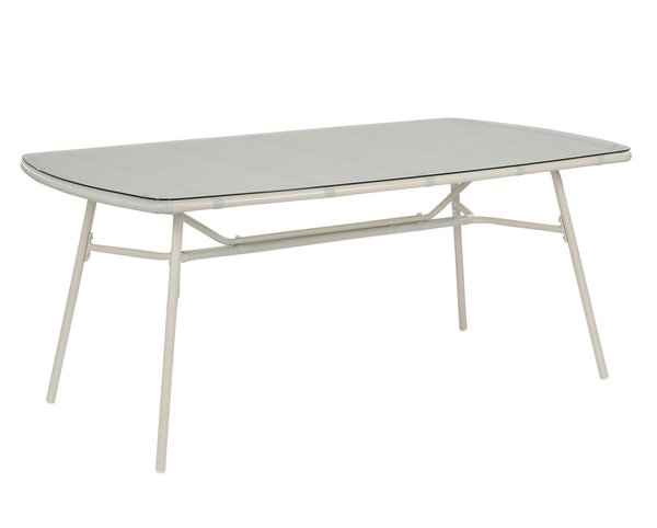 Inko Tisch Clio 180 x 100 cm Gartentisch Alu Weiß