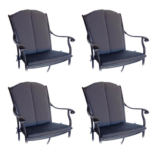 4 x Inko Polster für Sessel Urban Auflage Acryl